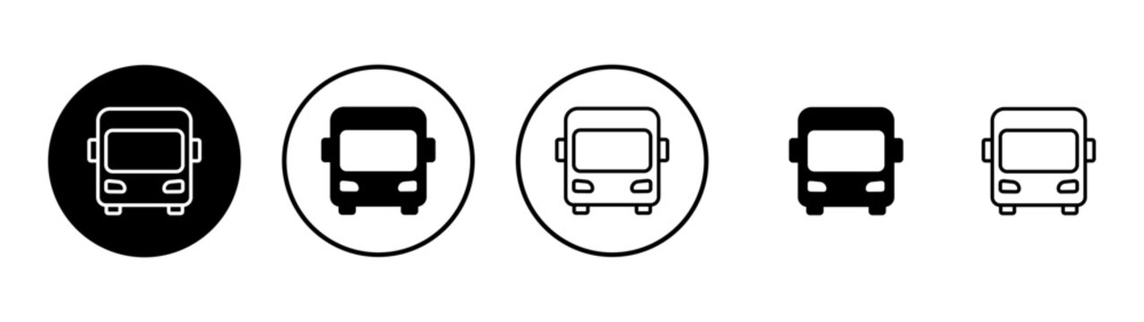 Bus icon vector. bus sign and symbol