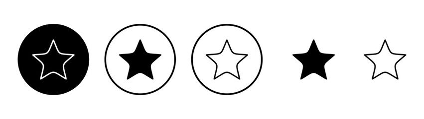 Fototapeta premium Star icon vector. rating sign and symbol. favourite star icon