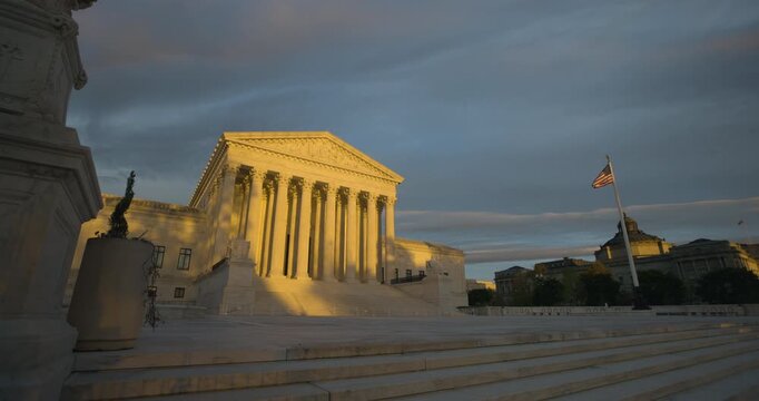 Sunset at US Supreme Court
