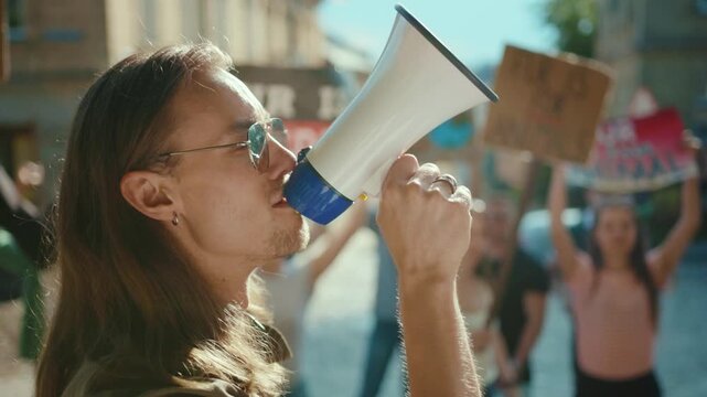 The youth are actively protesting against climate change and social injustice issues today