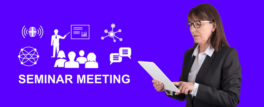 Concept of seminar meeting