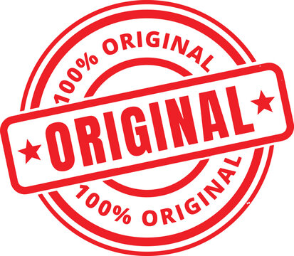 100 percent original circle rubber seal stamp