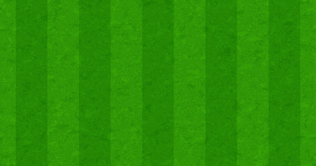 Soccer grass field, football pitch. Green turf background for sport competition, championship, top view. Striped pattern, seamless texture. Stadium green grass, empty sport bg, vector illustration © chizhovao