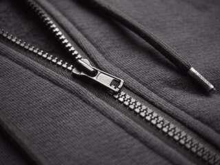 Zipper on sweatshirt © David