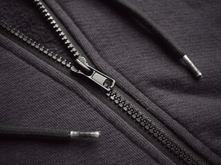 Zipper on sweatshirt © David