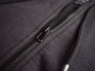 Zipper on sweatshirt © David