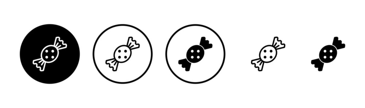 Candy icon logo design. candy sign and symbol.
