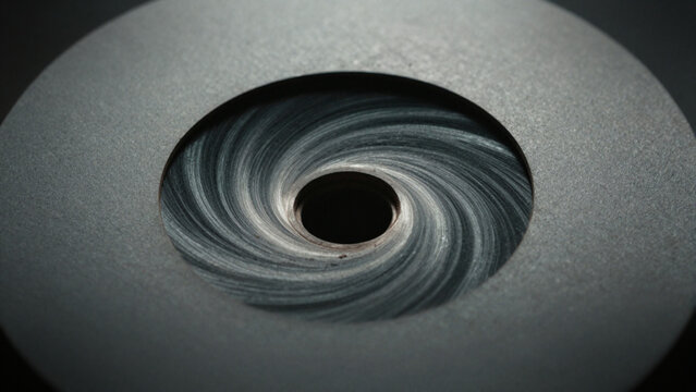Metal Camera Iris Diaphragm Aperture Close-up Abstract Concept