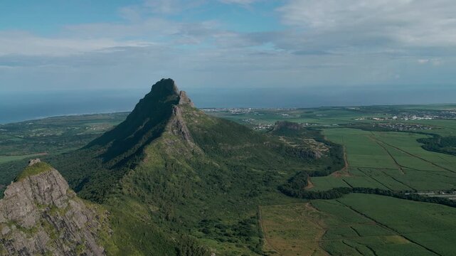 Trois Mamelles mountains in Mauritius