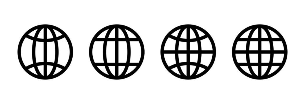 Web icon symbol for apps and websites. go to web sign and symbol. web click icon. Global search icon
