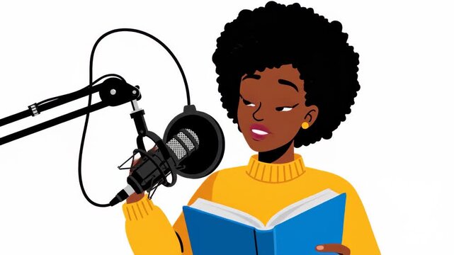 Animated Podcast Host Reading Aloud: Engaging Content Creation and Media Production for the Web
