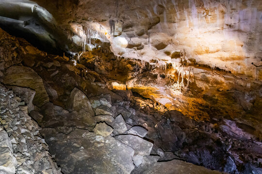 Scenic Underground Cave Trail in Carlsbad Caverns New Mexico