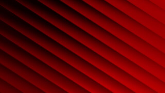 Dynamic red background with diagonal shadows and highlights creating a modern abstract pattern and textured surface suitable for digital presentations, web design, or contemporary graphic projects