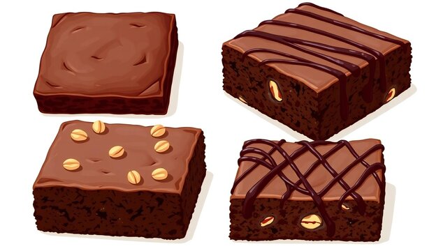 Four varieties of decadent chocolate bars with coffee bean toppings and designs