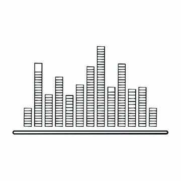 Hand-drawn Equalizer Bars