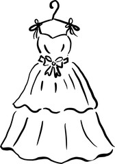 Fototapeta premium wedding dress