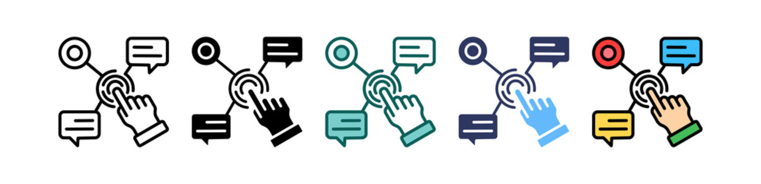 User Interaction multiple icon