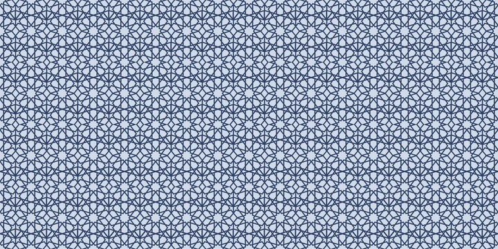 Abstract traditional heritage geometric wallpaper and background seamless pattern