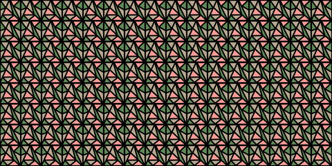 Abstract traditional heritage geometric wallpaper and background seamless pattern