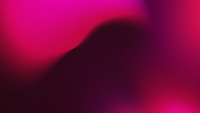 Ultra-high-resolution 4K panoramic dark abstract background with vibrant magenta and deep pink gradient, featuring soft organic flowing shapes and dramatic light transitions.