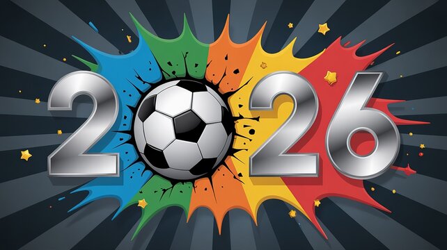 Vibrant Minimalist Football World Cup Themed Graphic with Bold Red and Green Accents Ideal for Social Media Banners Event Promotions and Digital Marketing Collaterals