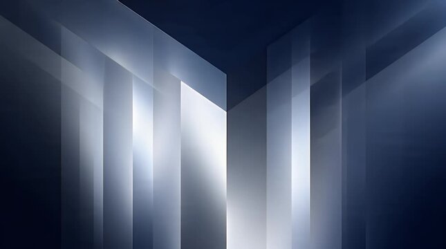 Clean Professional Background with Floating Corner Accents