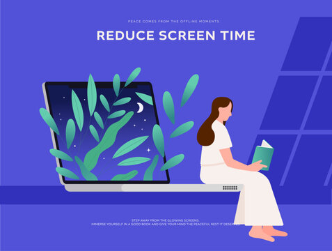 Digital detox and screen time reduction campaign