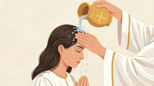Nominandus_HolyWeek_Young Woman getting Baptised on Holy Saturday Evening Mass_1