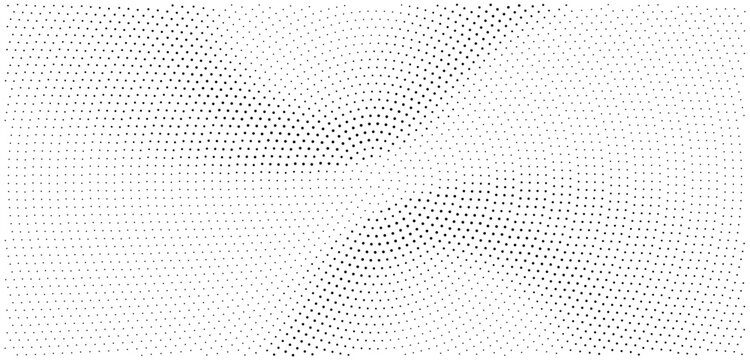 Abstract mosaic-like pattern of scattered black dots with dot pattern black and white abstract scattered background geometric
