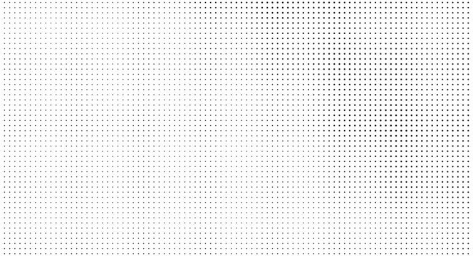 Clean geometric halftone dot background with white space black and white negative space halftone geometric background abstract