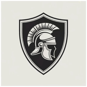 Ancient Roman Gladiator Helmet Design.