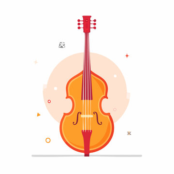 Illustration of a Double Bass