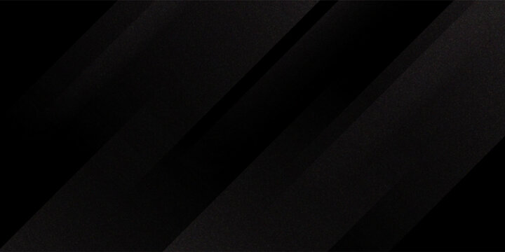 Dark black modern material design. Corporate template with overlapped layers for your business. Vector abstract widescreen background