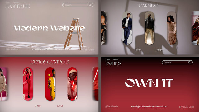 Modern Website Carousel