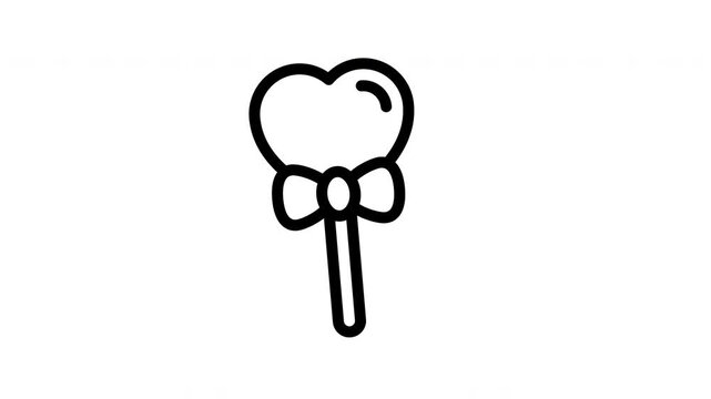 candy minimalist stroke animation