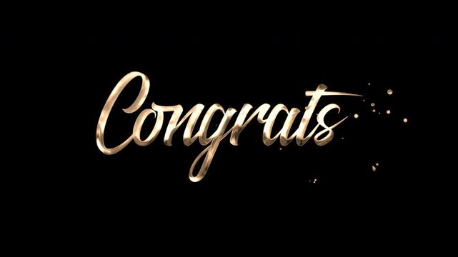 Elegant golden script spelling 'Conq' on black backdrop