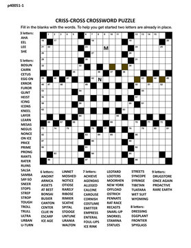 Fill in the blanks crossword puzzle with american style grid of 21x21 size, 83 blocks, 104 words, two letters revealed
