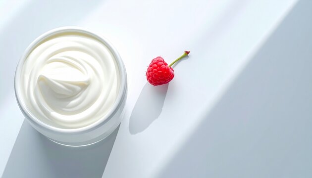 朝食のヨーグルトのイメージ画像