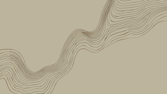 A calming abstract background featuring flowing lines. Perfect for digital designs, website backgrounds, or presentations needing a subtle, organic fe