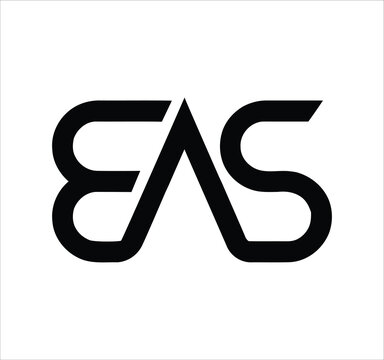 bas ab ba as b letter logo design. Minimal monogram emblem, classic style  Alphabet vector logo design. Premium Business logo, White background