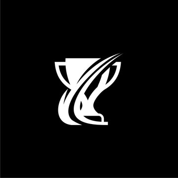 Trophy Cup Icon Symbol.
