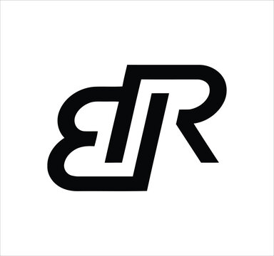 br real estate home rb r b letter logo design. Minimal monogram emblem, classic style  Alphabet vector logo design. Premium Business logo, White background