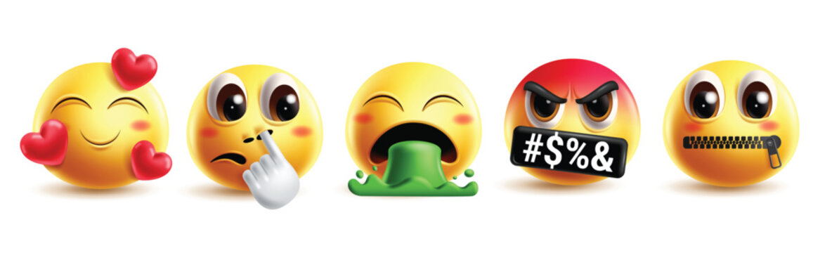 Silent Emoji Images – Browse 3,211 Stock Photos, Vectors, and