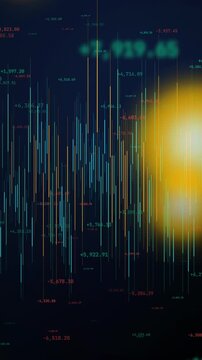 Cold Analysis: Vertical Analytical Market Data Mobile Display 4K Alpha