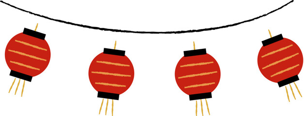 Traditional Chinese Lanterns String © MITstudio