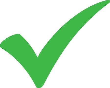 Account verification check mark symbol for trust