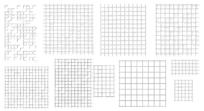 Grid patterns, graph paper templates, vector backgrounds, geometric designs, printable sheets