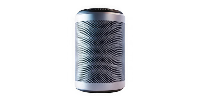 portable bluetooth speaker isolated on transparent background
