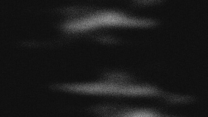 Fototapeta premium Abstract Black and White Grainy Gradient Background with Glitch Texture