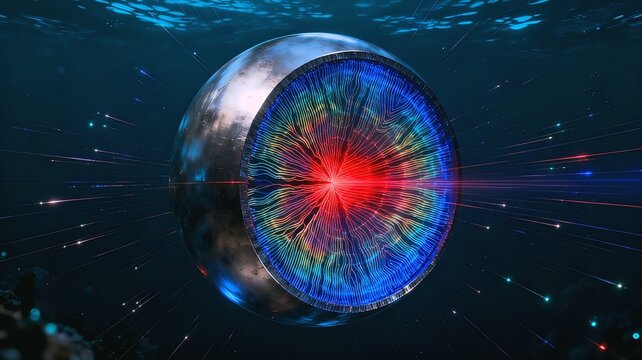 Deep Ocean Extreme Pressure Visualization Engineering Material Stress Science
